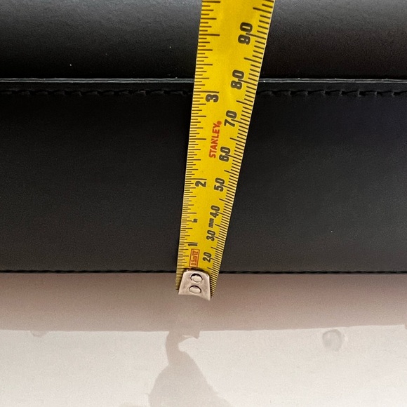 Leather and suede bag classic satchel shape design, made in Italy - Picture 13 of 15